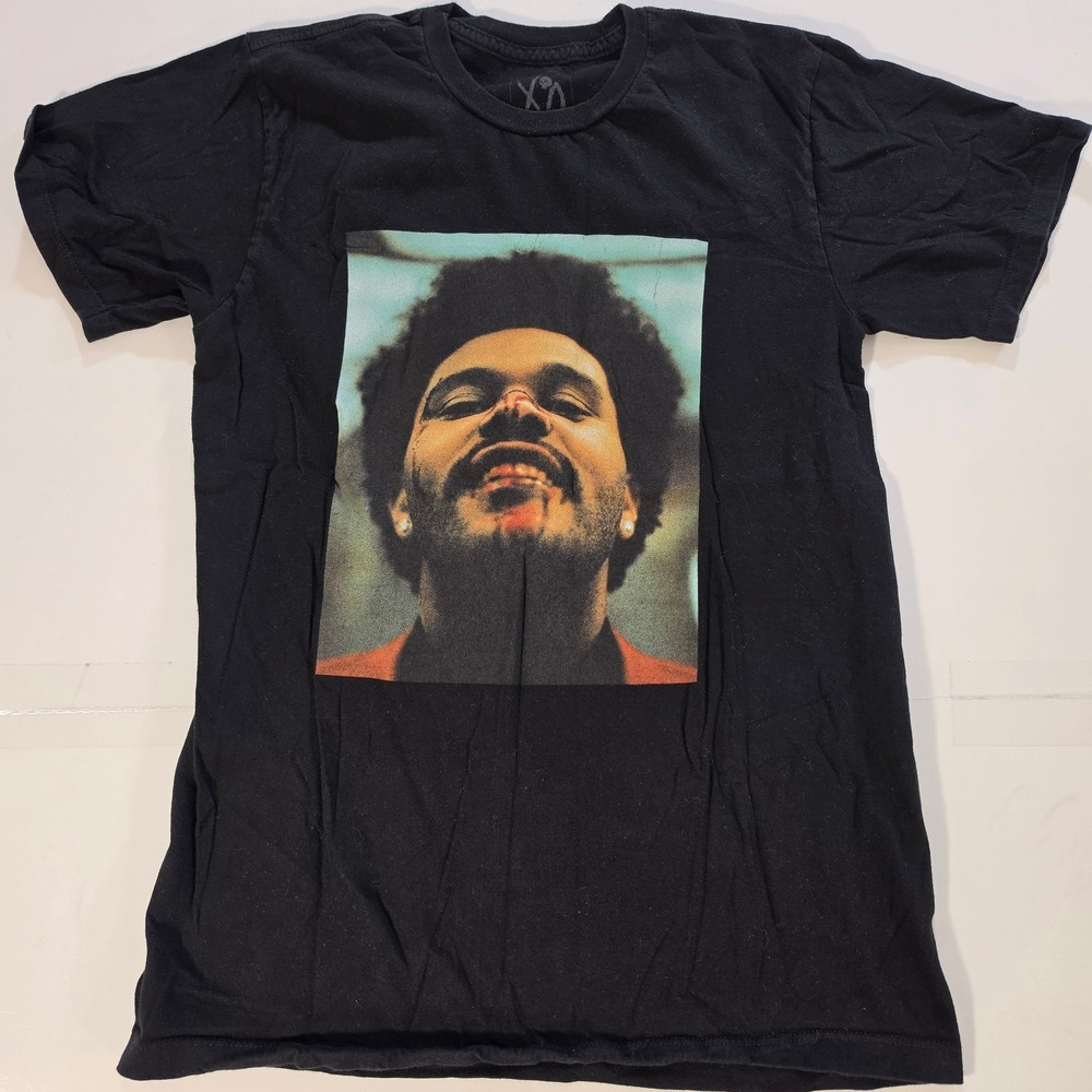 The Weeknd XO After Hours Tour T-Shirt Black Graphic Print Mens Small S